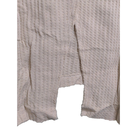 Free People Juicy Long Sleeve Top Stone Cold Cowlneck Crossover Oversized L New - Picture 5 of 11